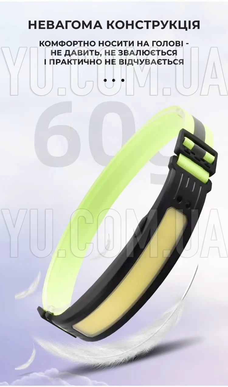 Ліхтар налобний із сенсорним датчиком Bailong BL-T02 із зарядкою від Type-C USB Ліхтар налобний із сенсорним датчиком Bailong BL-T02 із зарядкою від Type-C USB